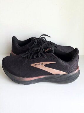 Brooks Revel 8 Womens Running Shoes Black Rose Gold Size 8.5